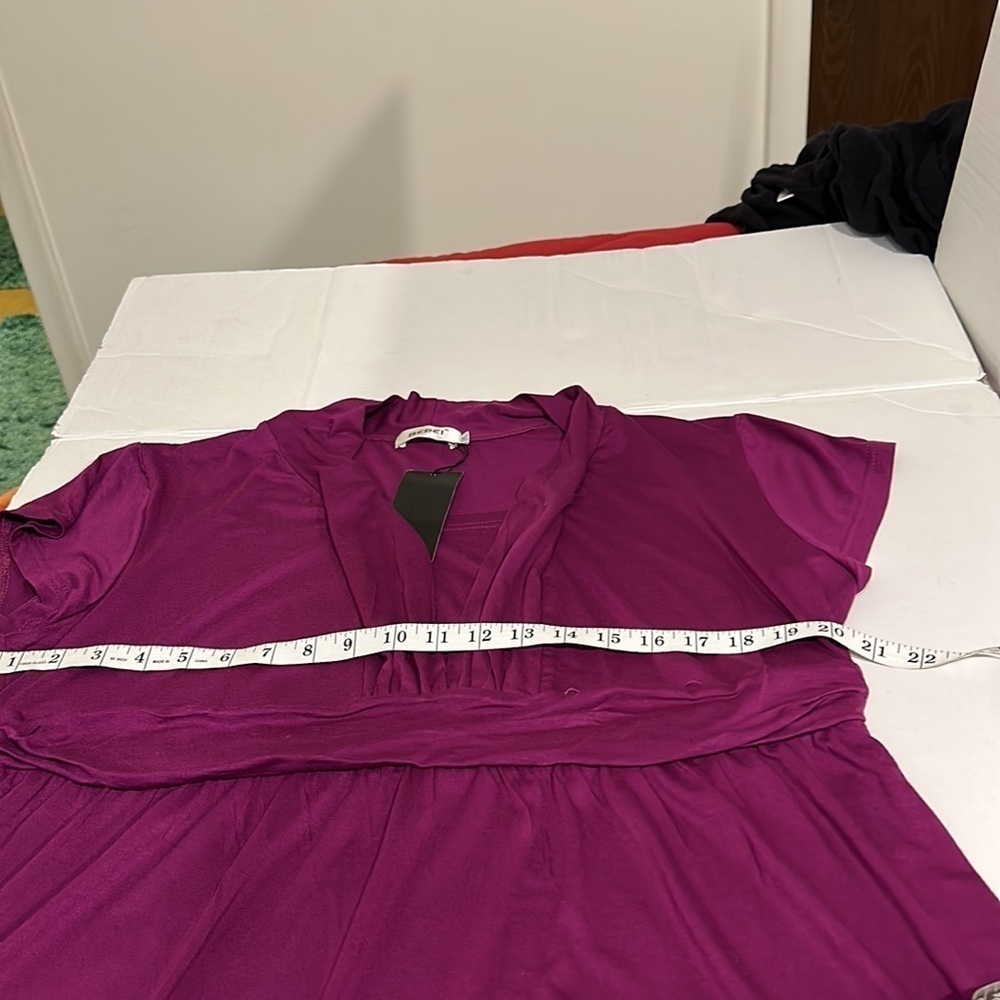 Bepei Purple Top. NEW - Picture 3 of 6
